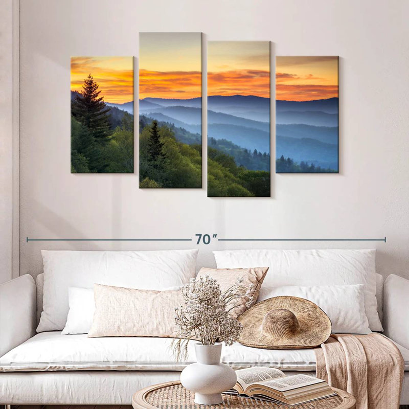 Alvord Oconaluftee Valley Overlook, 32" H x 52" W