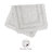 Laura Ashley Crochet Machine Washable Cotton 2 Pieces Bath Rugs-22342835