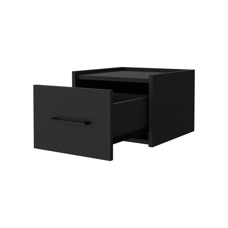 Table de chevet Abida, Noir