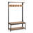 Hall Tree Coat Rack with Shoe Storage