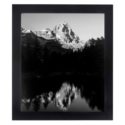 Satin Black Wood Picture Frame