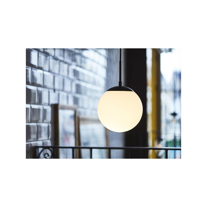 Herrera 1 - Light Sphere Pendant, 30cm H x 30cm W x 30cm D, Black