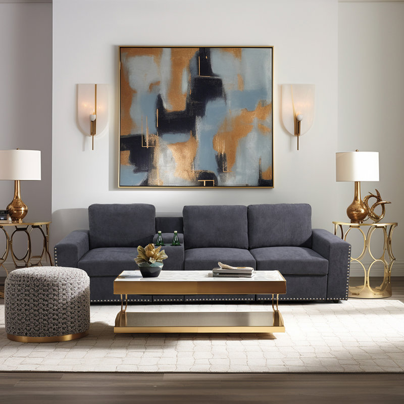 Bushra Upholstered 104.5'' Sofa