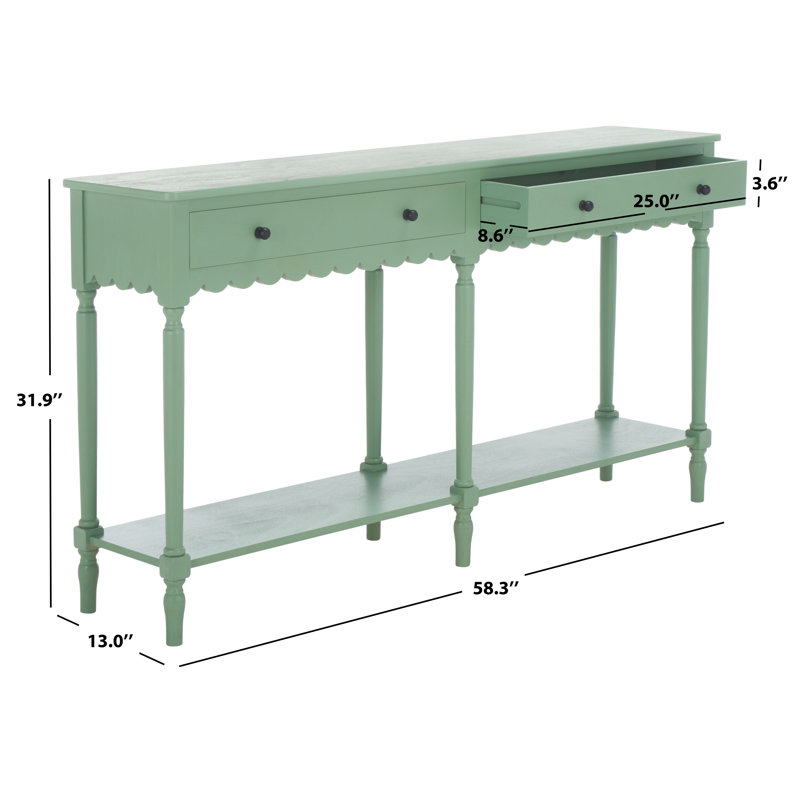 Haven Console Table, Sage