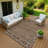 Machine Washable Indoor/Outdoor Boruta ACN2244 Navajo Rug-974752890