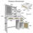 43" Rattan-Accent Vanity – 3-Color LED Mirror, 4 Deep Drawers, Sliding Cabinet, Hidden Back-Of-Mirror Storage, Nightstand Mode-1923653095