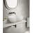 White Natural Marble Bathroom Vessel Sink-123428822