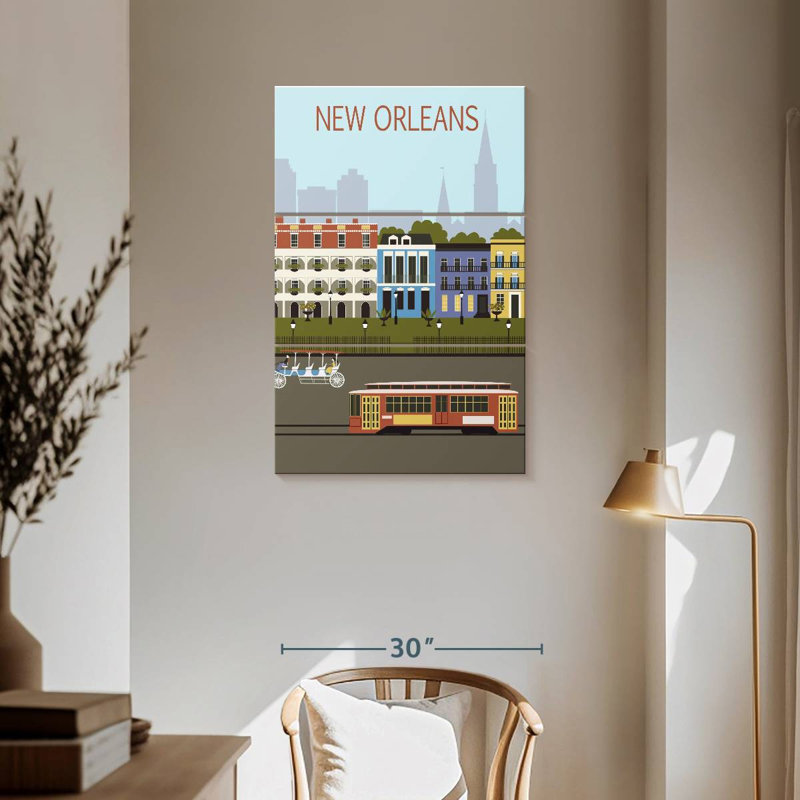 Affiche Sirci New Orleans City, H 57 po x l 36 po