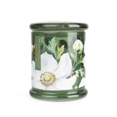 Plant / Floral Glass Jar Candle
