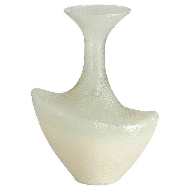 Taku Handmade Glass Table Vase, 13" H x 9.5" W x 5.75" D