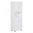 Tall Bathroom Cabinet with Laundry Basket, Large Storage Space Tilt-Out Laundry Hamper and Upper Storage Cabinet-70342556