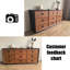 Armoire d'appoint en bois manufacturé noir massif-1674525497
