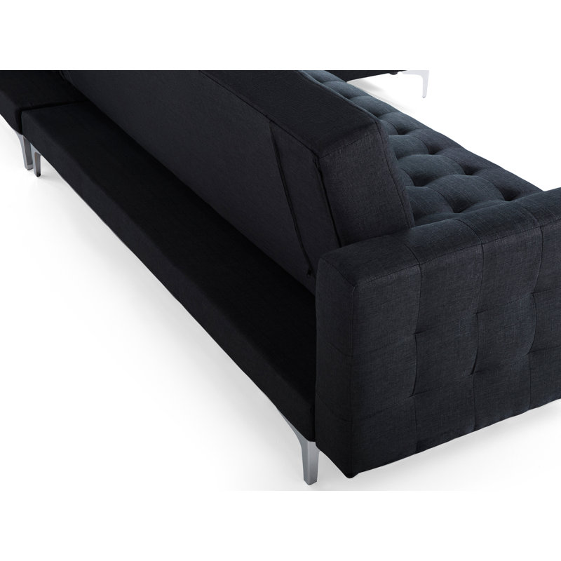 Wirrula 4 Seater Sofa Bed, Graphite Grey