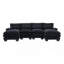 Canapé modulaire en U Cloud-Like Comfort avec coussins à haute résilience et poches de rangement latérales pour une vie moderne-500809642