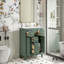 Ensemble de meuble-lavabo 36 po avec lavabo en céramique, meuble-lavabo simple autoportant moderne à 4 tiroirs et 2 armoires, meuble de rangement pour la salle de bain, ensemble de meuble-lavabo à cadre en bois massif-1737466894