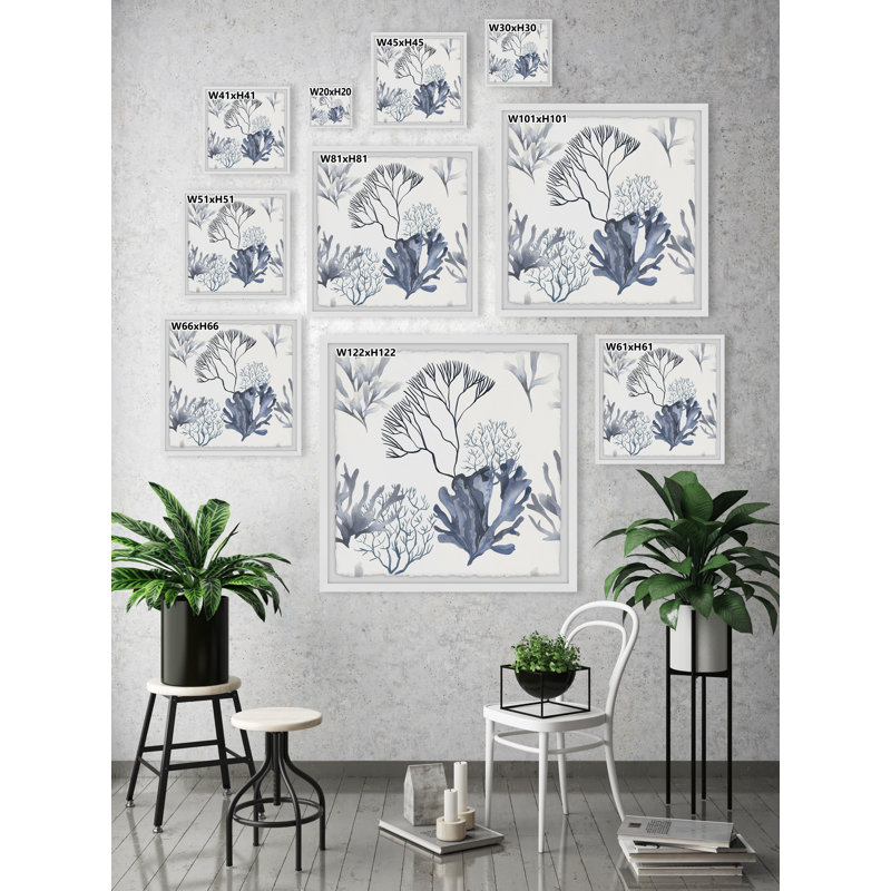 Wild Sea - Single Picture Frame Print, 81cm H x 81cm W x 3.81cm D