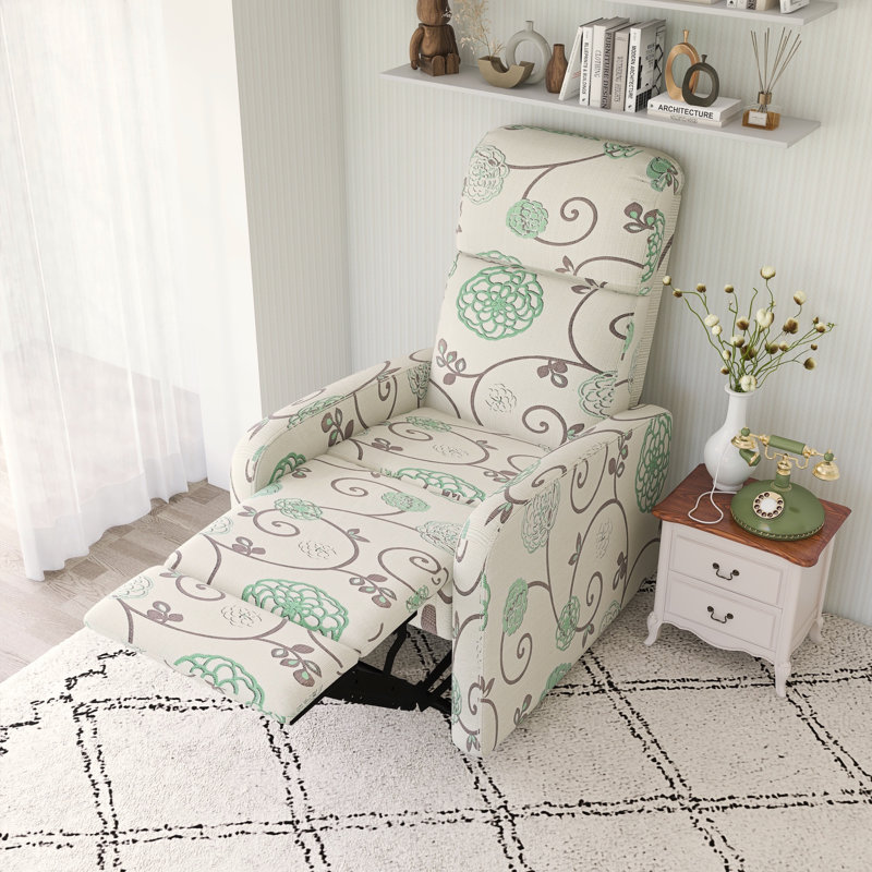 Fauteuil inclinable moderne avec dossier réglable pour le salon