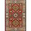 Tapis Tribal Indo Kazak 4 pi 2 po x 6 pi 1 po