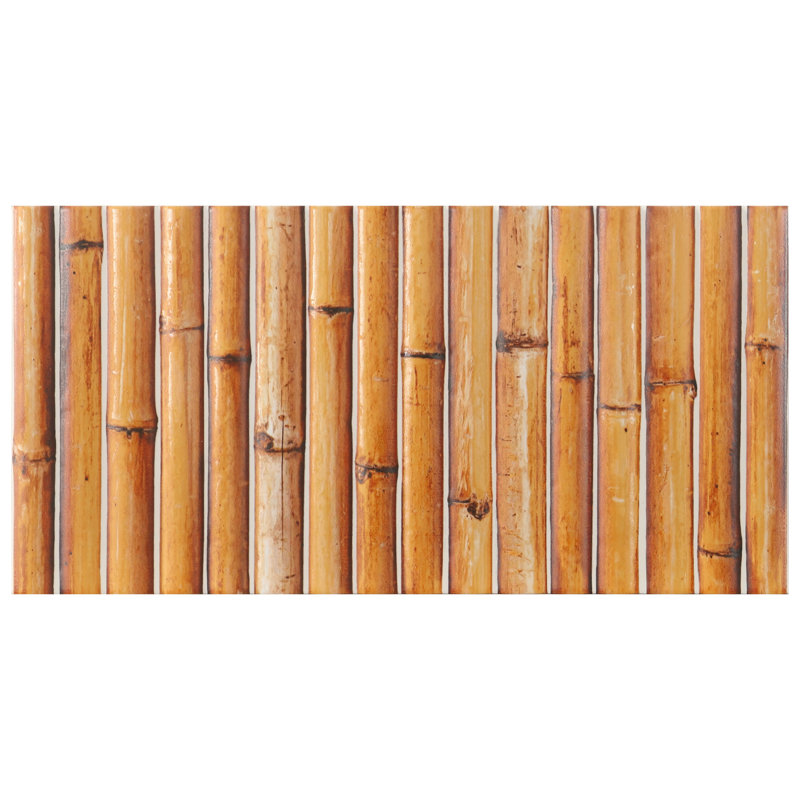 Bamboo 5.88'' W x 11.88'' L Tile, Clay Brown