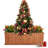 Barros Solid Cedar Rectangular Planter Box with Drainage Holes-2102627043-2088857658