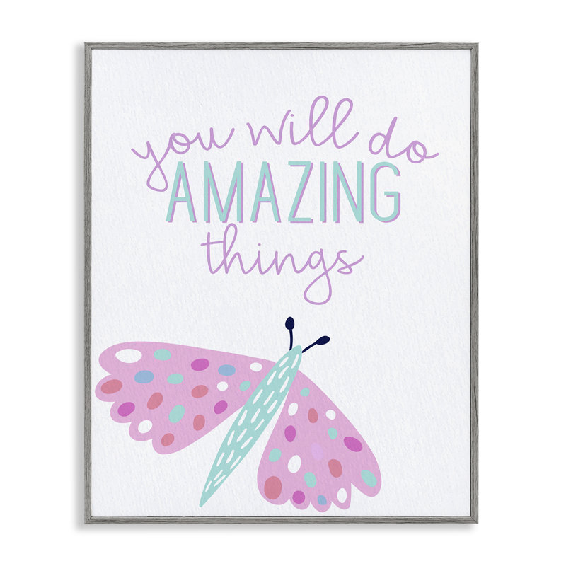 «You Will Do Amazing Things», estampe numérique, conception de Kim Allen, Estampe numérique Farmhouse, H 30 po x l 24 po