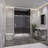 Rhodes - W x 76'' H Single Added Door Frameless Shower Door with Tsunami Guard-52233377