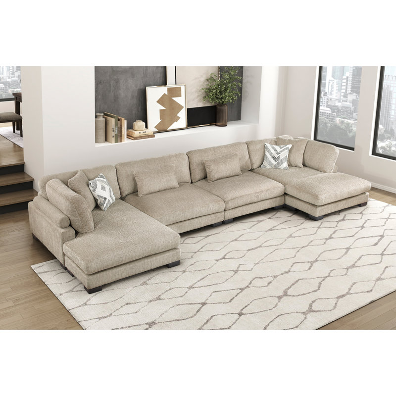 Grand canapé modulaire Contemporary
