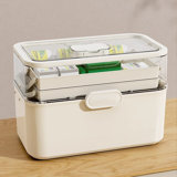 Large Portable Medicine Box Moisture-Proof Visual For Home And Travel