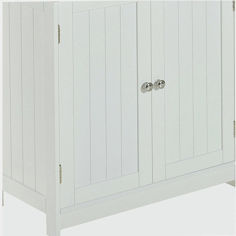 Meuble-lavabo sur pied 24 po - Blanc