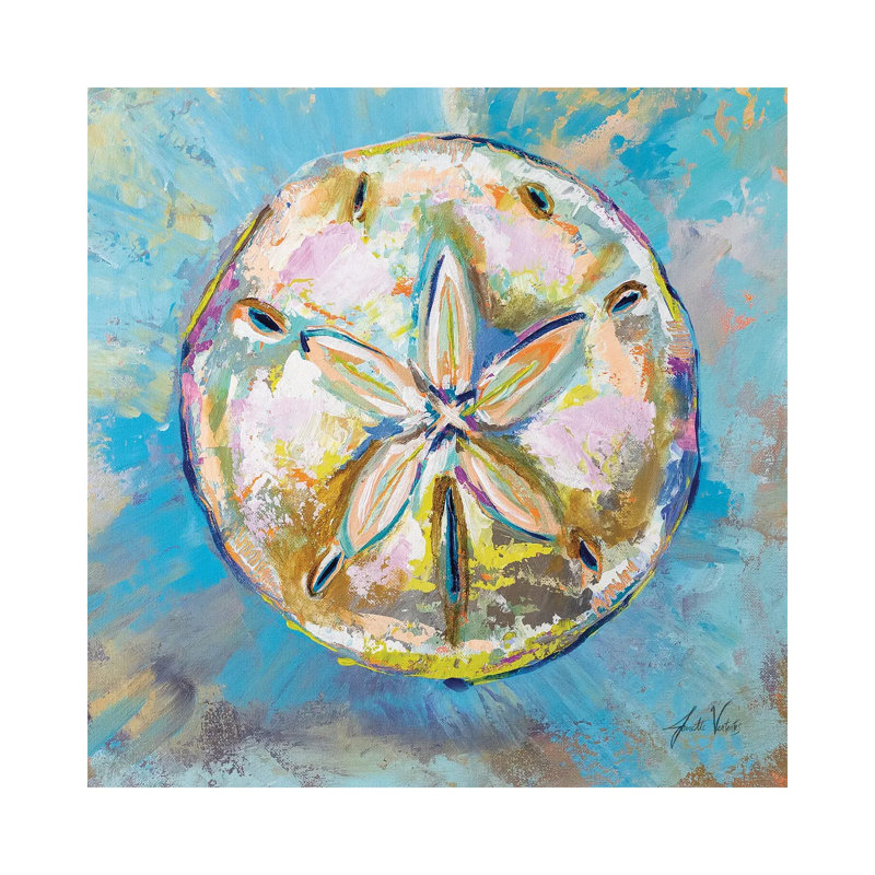 Sand Dollar by Jeanette Vertentes - Wrapped Canvas Gallery-Wrapped Canvas Giclée, 45.72 cm H x 45.72 cm W