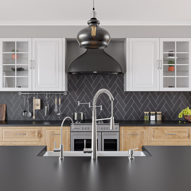 Alfi Brand Pull Down Kitchen Faucet