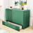 Queen Murphy Bed with Built-In Charging Station and Drawer