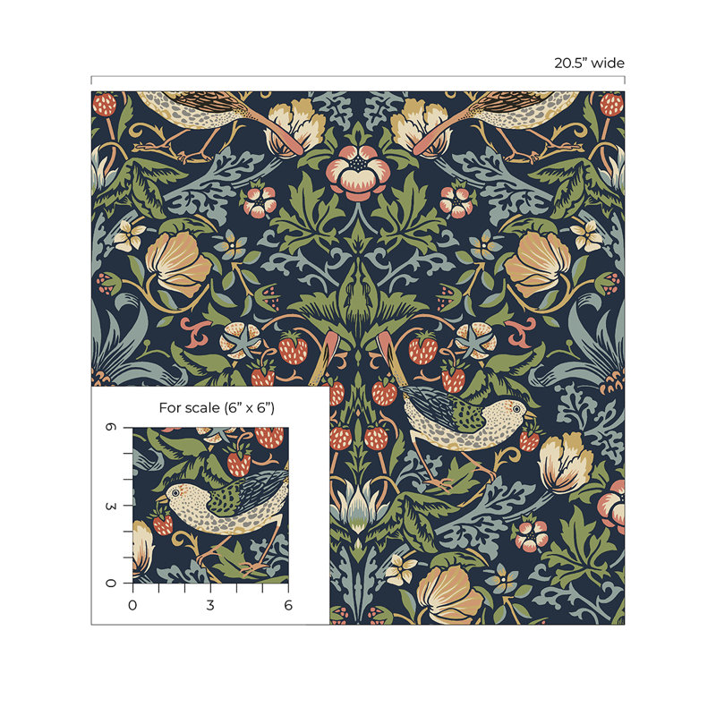 Rouleau de papier peint L 33 pi x l 20,5 po Darcey-Mae