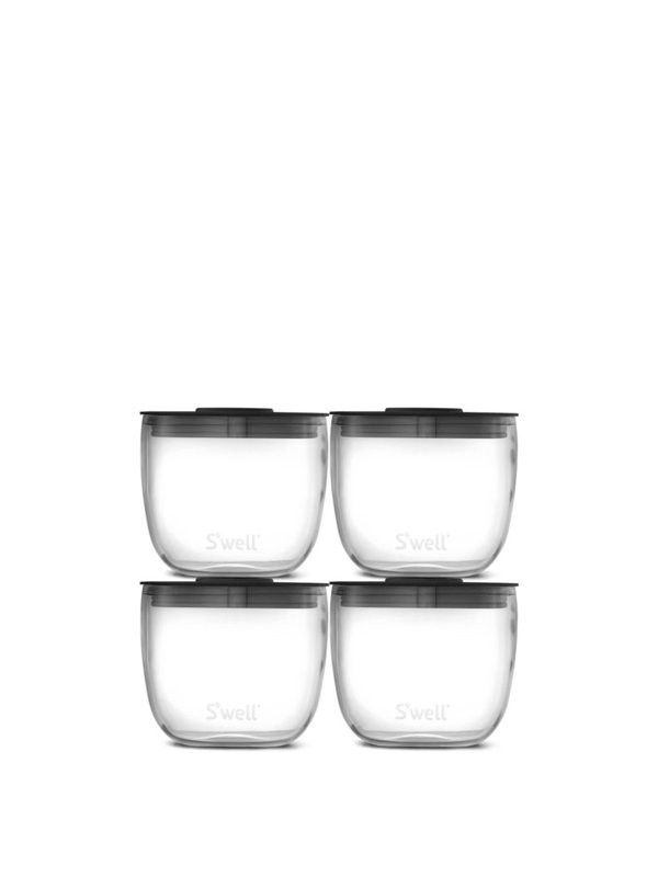 S'well Prep Food Glass 12oz Bowls, Clear