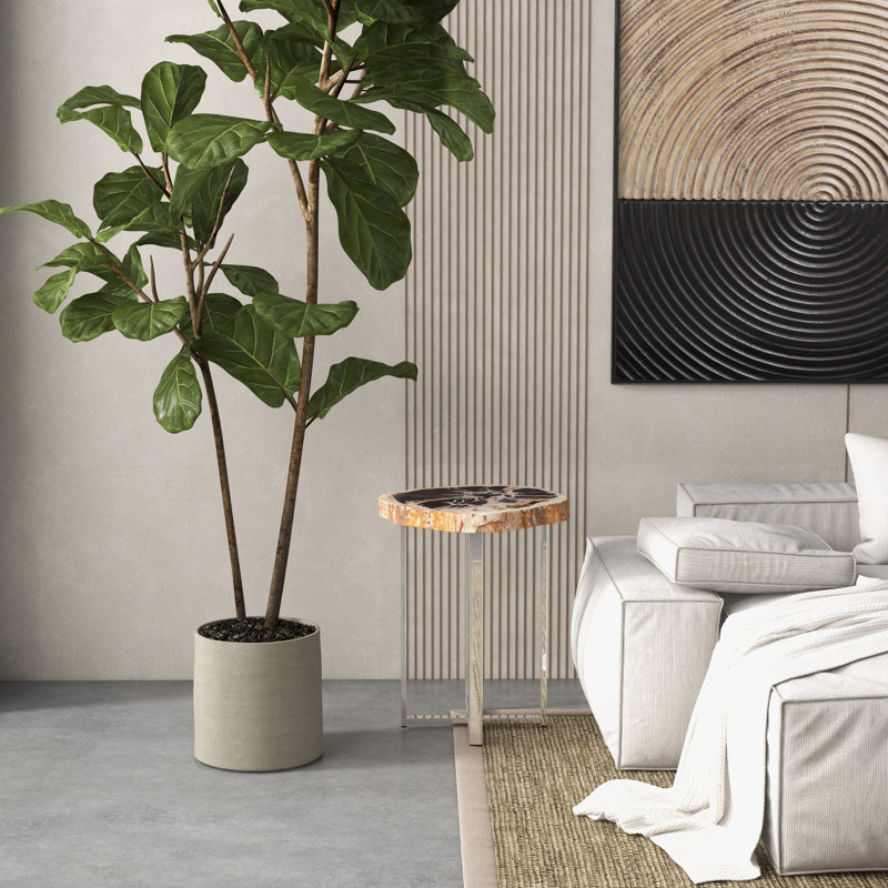 Elements Solid Wood End Table