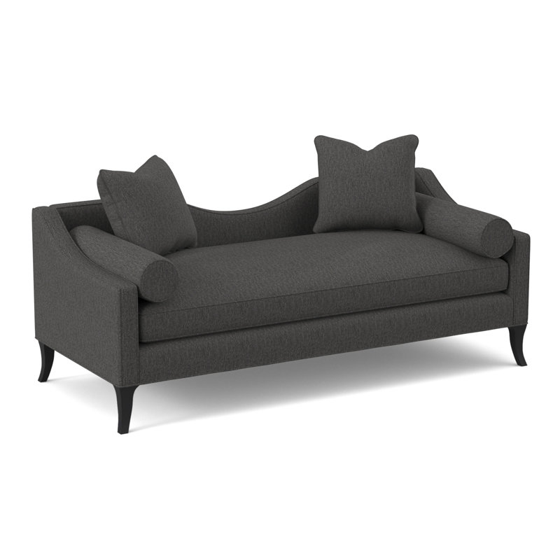 Audrey Chaise Lounge, Venice 100% Polyester, Espresso