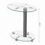 Miesville Glass Top C Table End Table