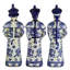 TRIO OF ELEGANT STANDING EMPERORS
