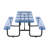 96" Rectangular Picnic Tables For Patio-845537349