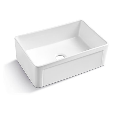 Farmhouse Apron-Front Kitchen Sink Single Bowl