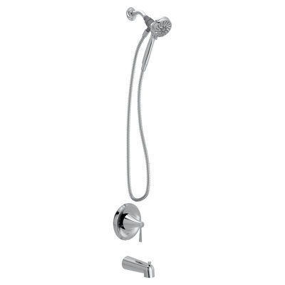Moen Ronan Single Handle Tub/Shower with Magnetix Rainshower, Valve Included