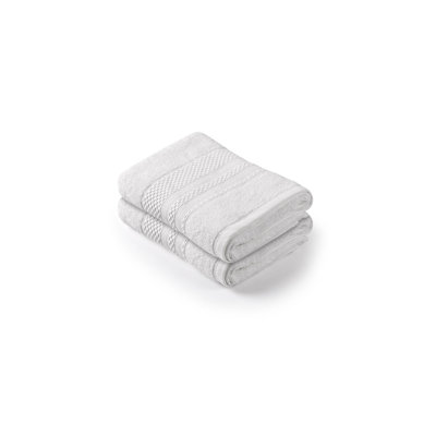 Luxurious 100% Cotton Hand Towel Set (2 Pieces), Cream Color, 19.7 x 35.4 inches | 450 GSM for Ultimate Absorbency | Gentle Care: Machine Washable, Tumble Dry, Ideal for Bathroom & Spa Use