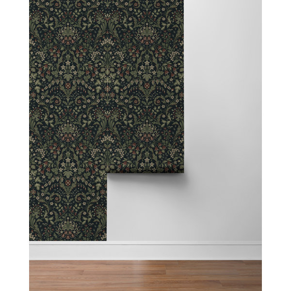Lark Manor Filigree Floral Vintage Peel And Stick Wallpaper | Wayfair.co.uk