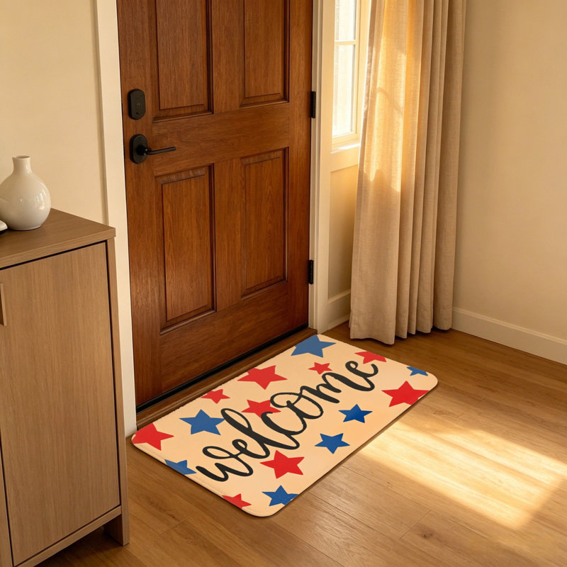 Tapis d'entrée d'entrée patriotique 20 po x 32 po