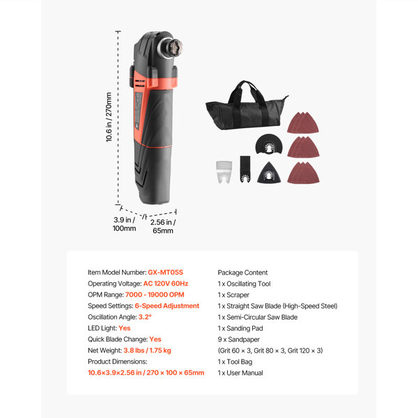 Dimensions du produit