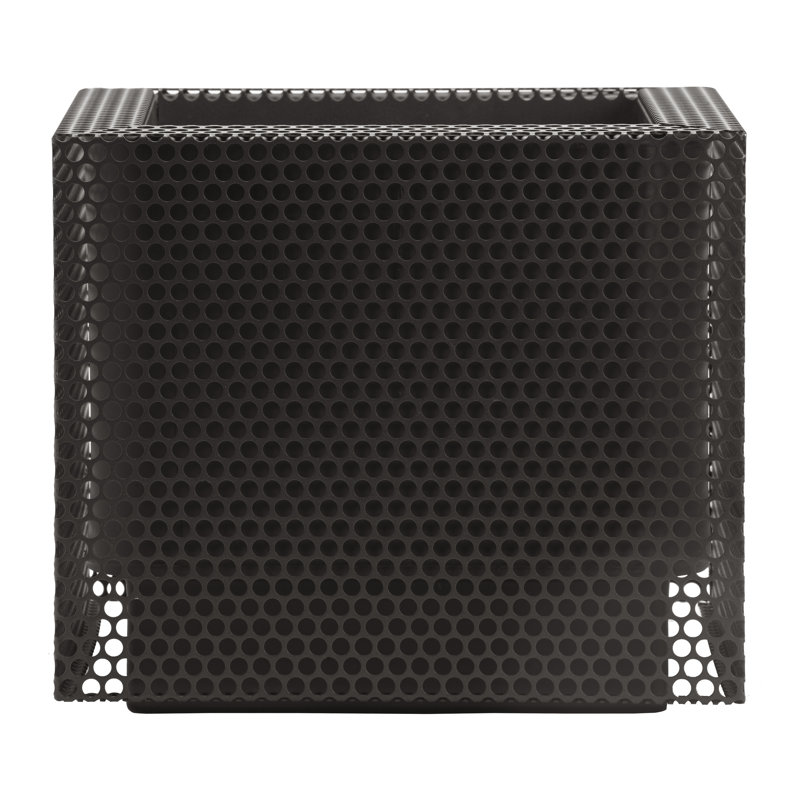 Metal Planter Box, 35cm H x 38cm W x 38cm D, Lead