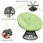 Fauteuil Papasan pivotant de l 37,5 po-2056032818