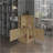 42" Tall Corner Bar Cabinet With Eight Wine Bottle Cubbies And Double Door Cabinet, Living Room, Liquor Cabinet, Storage Cabinet Wengue-1976814933