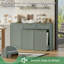 Armoire à déchets coulissante 26 gallons avec tablette et tiroir réglables-130405896-130405902