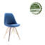 Chaise d'appoint rembourrée en velours Lougenia-1723725723